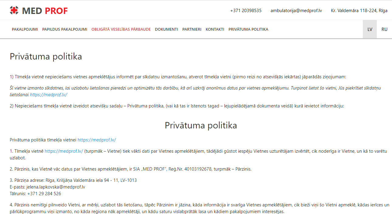 Teksto puslapio pavyzdys