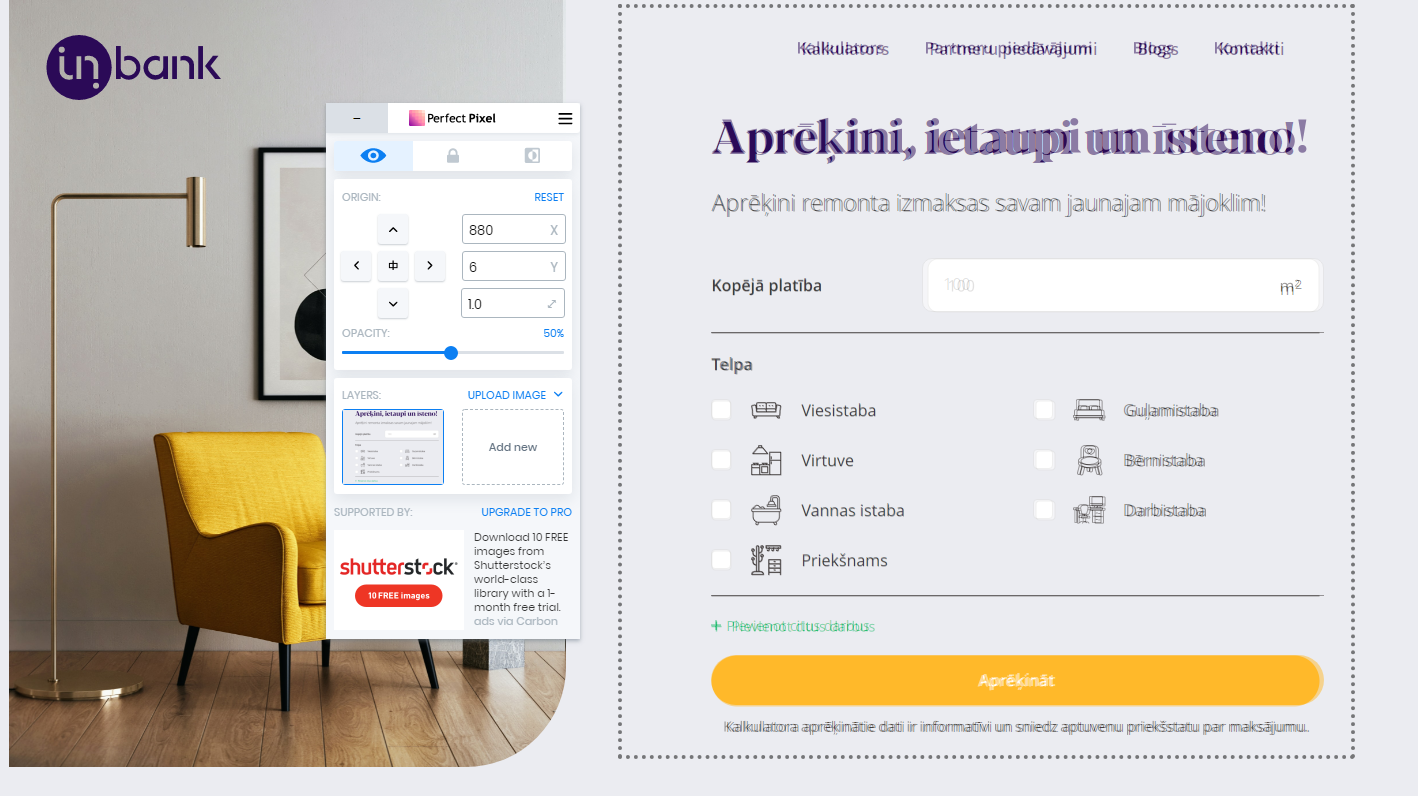 Antraščių ir paraščių patikrinimas