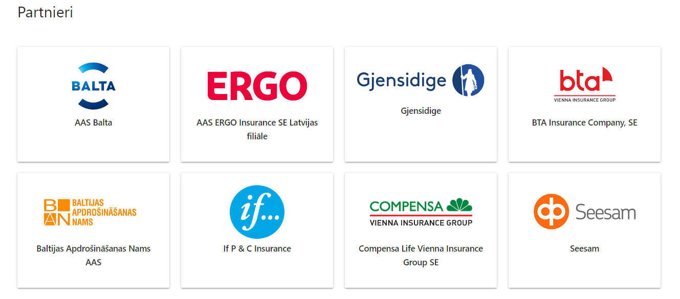 Partnerių puslapis / medicininės svetainės kūrimas